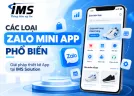 Các loại Zalo Mini App phổ biến nhất hiện nay được phát triển tại IMS Solution